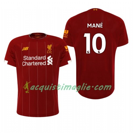 Divisa di Calcio Liverpool Sadio Mane 10 Prima 2019/2020